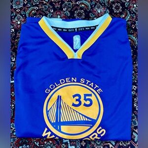 NBA GOLDEN STATE WARRIORS YOUTH  JERSEY DURANT SIZE XL. (18-20)
